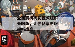 全面解析梅花视频破解无限版，让你畅享无限视听盛宴