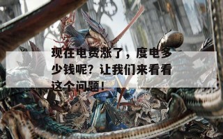 现在电费涨了，度电多少钱呢？让我们来看看这个问题！