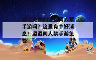 想玩免费的涩涩同人禁手游吗？这里有个好消息！涩涩同人禁手游免费