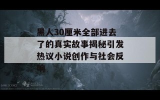 黑人30厘米全部进去了的真实故事揭秘引发热议小说创作与社会反响