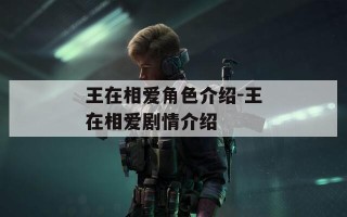 王在相爱角色介绍-王在相爱剧情介绍