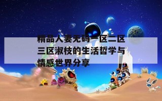 精品人妻无码一区二区三区淑枝的生活哲学与情感世界分享