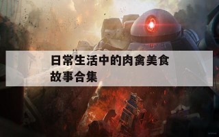日常生活中的肉禽美食故事合集