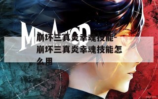 崩坏三真炎幸魂技能-崩坏三真炎幸魂技能怎么用