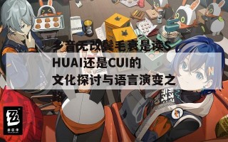 乡音无改鬓毛衰是读SHUAI还是CUI的文化探讨与语言演变之路