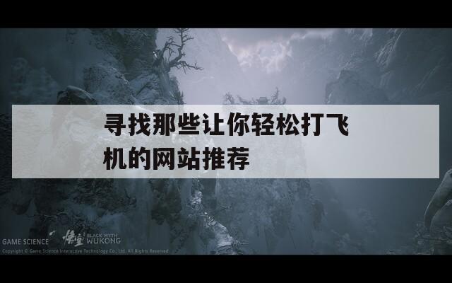 寻找那些让你轻松打飞机的网站推荐-第1张图片-一粒游戏网