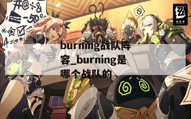 burning战队阵容_burning是哪个战队的-第1张图片-一粒游戏网