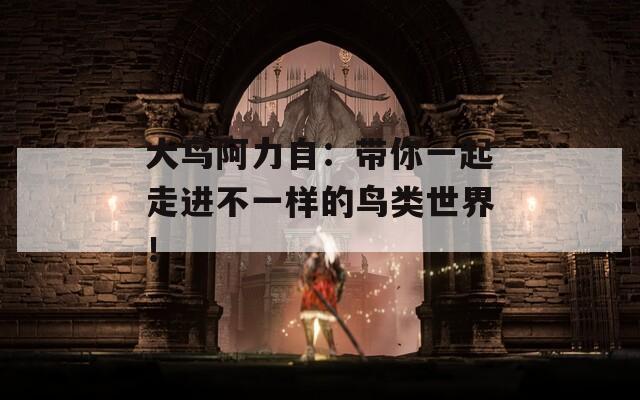 大鸟阿力自：带你一起走进不一样的鸟类世界！-第1张图片-一粒游戏网