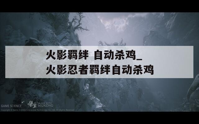 火影羁绊 自动杀鸡_火影忍者羁绊自动杀鸡-第1张图片-一粒游戏网