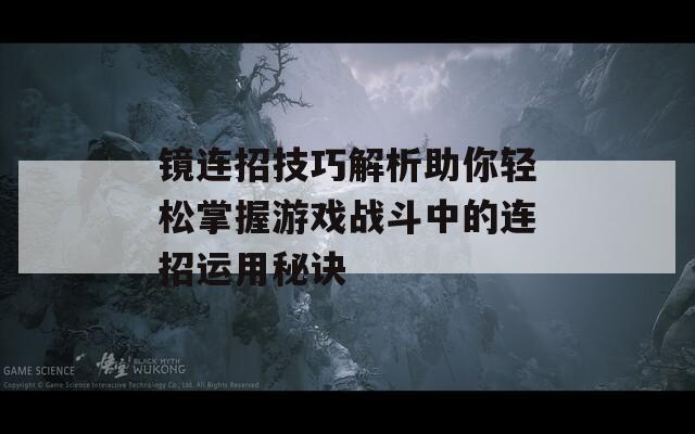 镜连招技巧解析助你轻松掌握游戏战斗中的连招运用秘诀-第1张图片-一粒游戏网