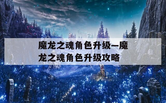 魔龙之魂角色升级—魔龙之魂角色升级攻略-第1张图片-一粒游戏网
