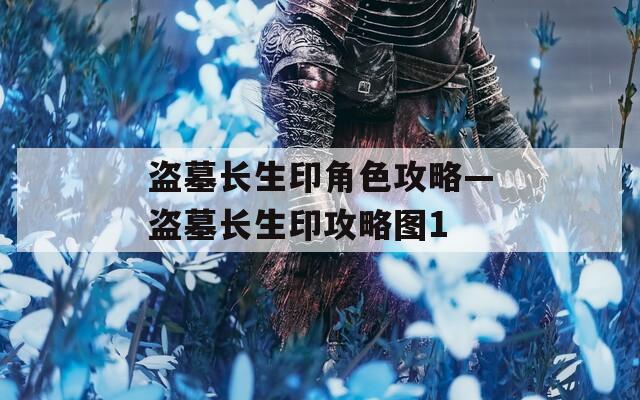盗墓长生印角色攻略—盗墓长生印攻略图1-第1张图片-一粒游戏网