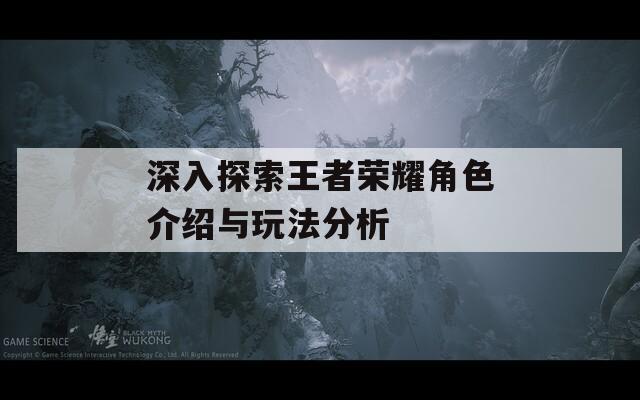 深入探索王者荣耀角色介绍与玩法分析-第1张图片-一粒游戏网
